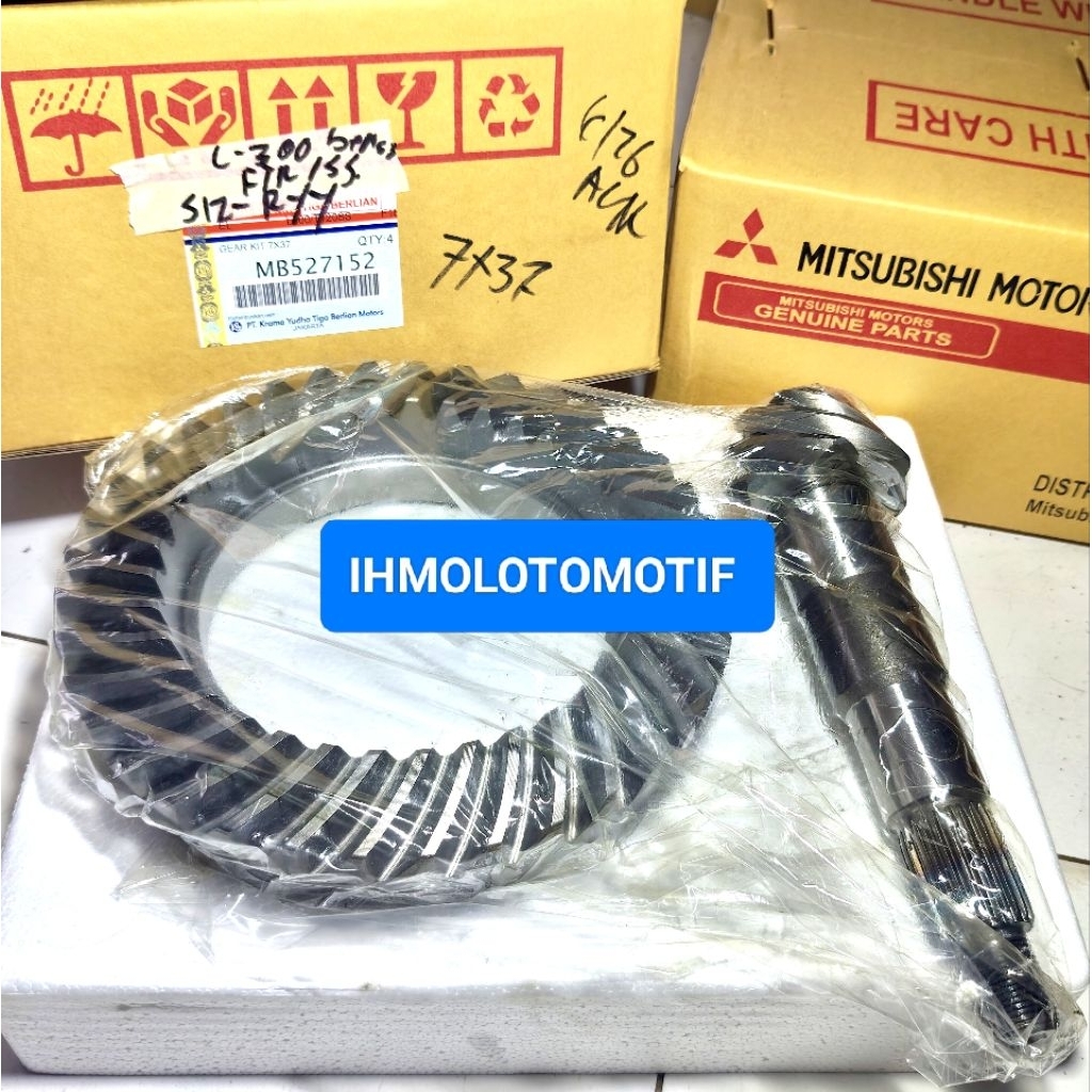 GEAR SET T-120-SS/L-300 BENSIN RATIO (7X37) KUALITAS TERJAMIN