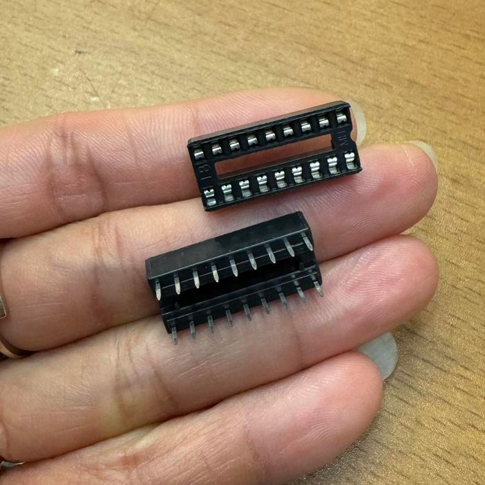 Soket ic 18pin soket ic 18p soket ic 18pin (2x9)