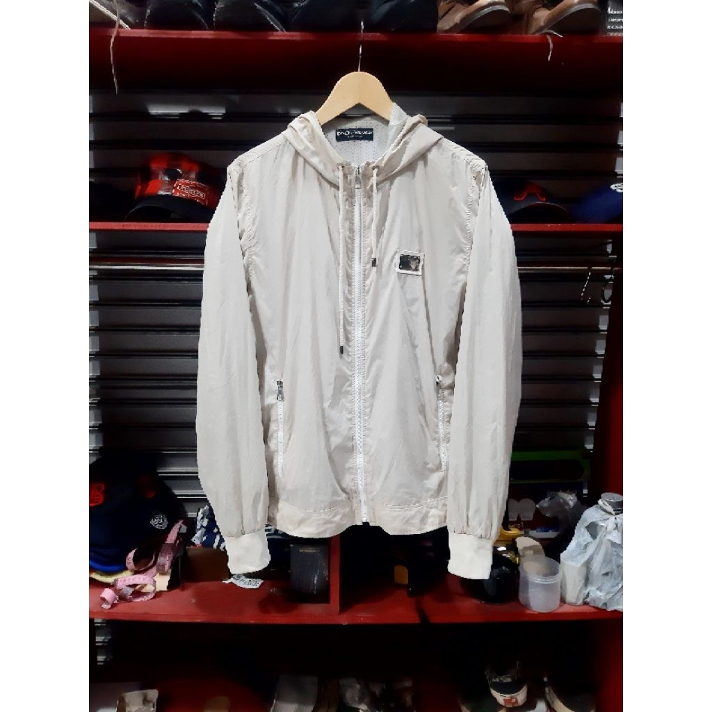 Jaket Zipper Hoodie Packable Dolce & Gabbana Authentic
