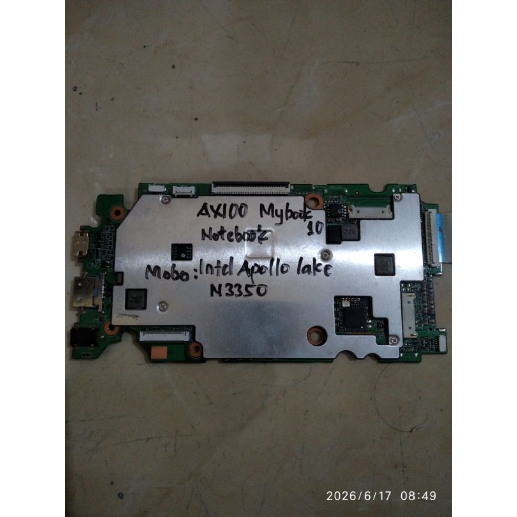 Mesin Notebook Axioo Mybook10, Intel Apollo Lake N3350, Normal, Garansi..