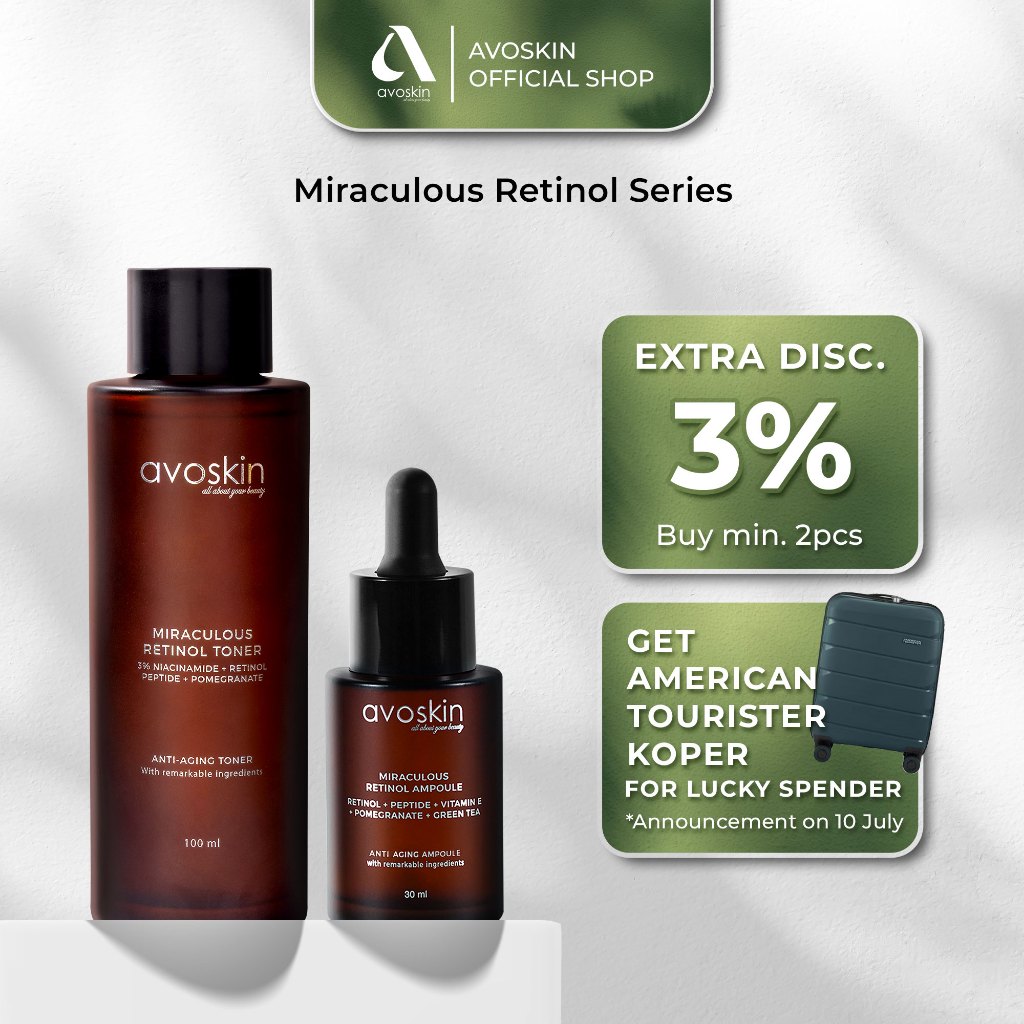 Paket Skincare-Avoskin Miraculous Retinol Series