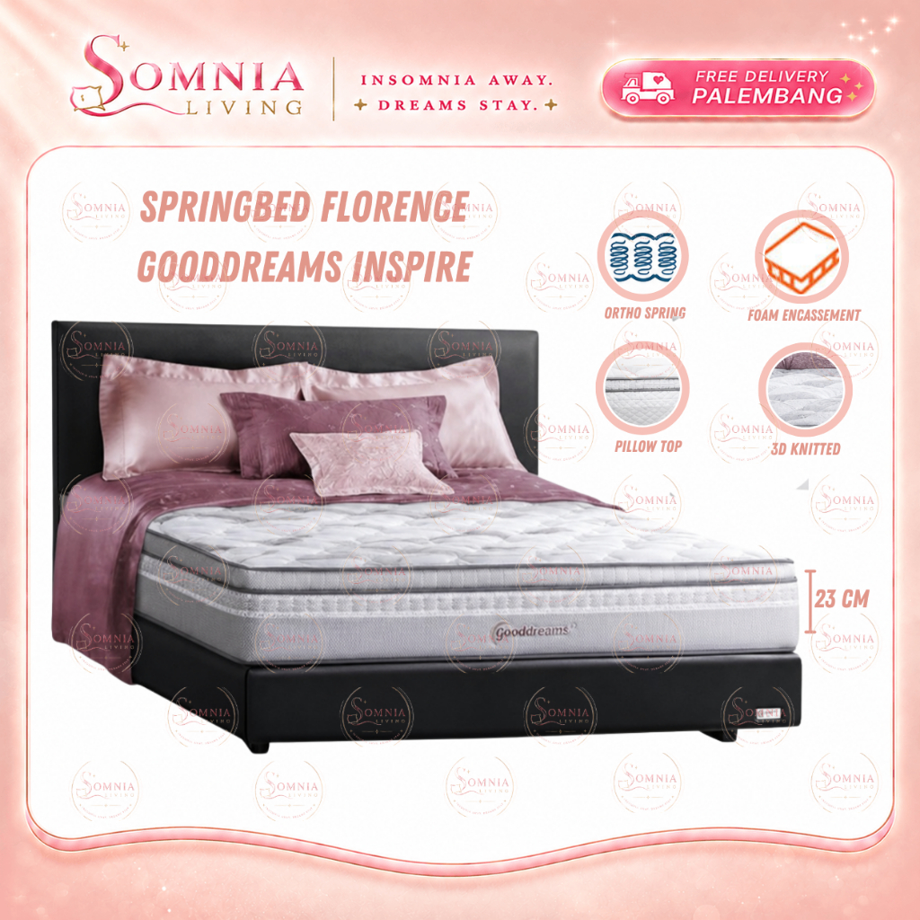 Springbed Florence Gooddreams Inspire | Kasur Matras Springbed Florence Gooddreams Murah Palembang |