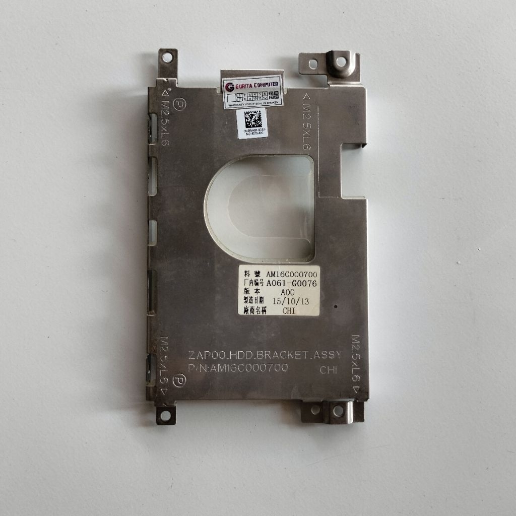 bracket hardisk laptop dell alienware 13 R2