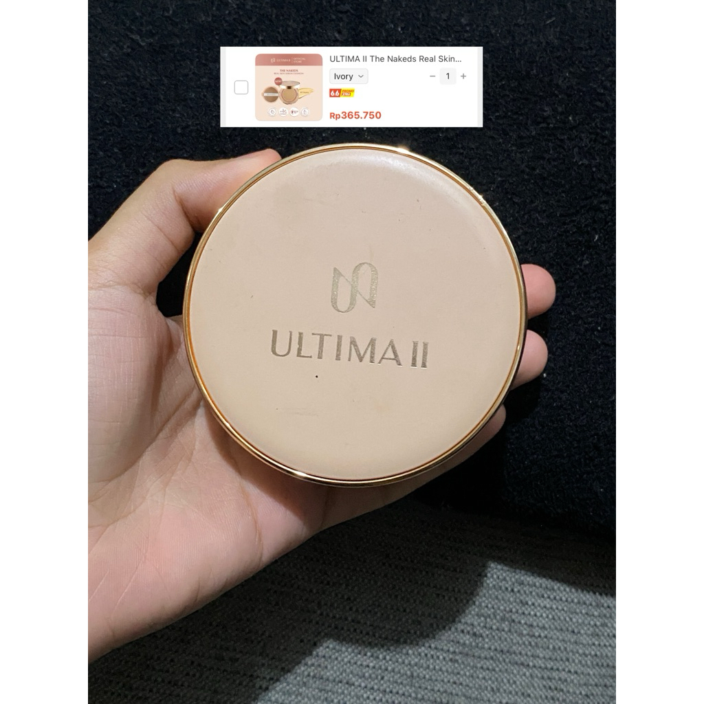 preloved cushion ultima ii shade ivory