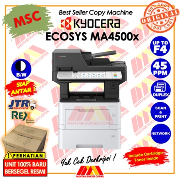 MESIN FOTOCOPY KYOCERA ECOSYS MA4500x PRINTER TERLARIS DAN TERMURAH - PHOTOCOPY LASERJET KYOCERA MA 