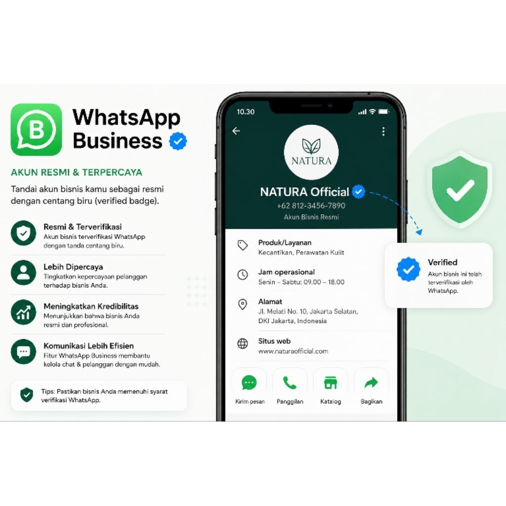 JASA VERIFIED WAA CENTANG BIRU