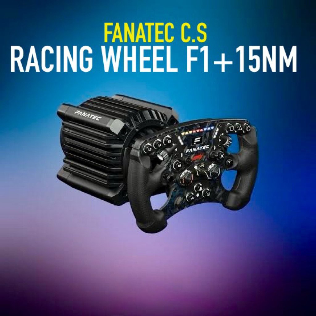[READY STOCK] FANATEC CLUBSPORT RACING WHEEL F1 15 NM BUNDLE