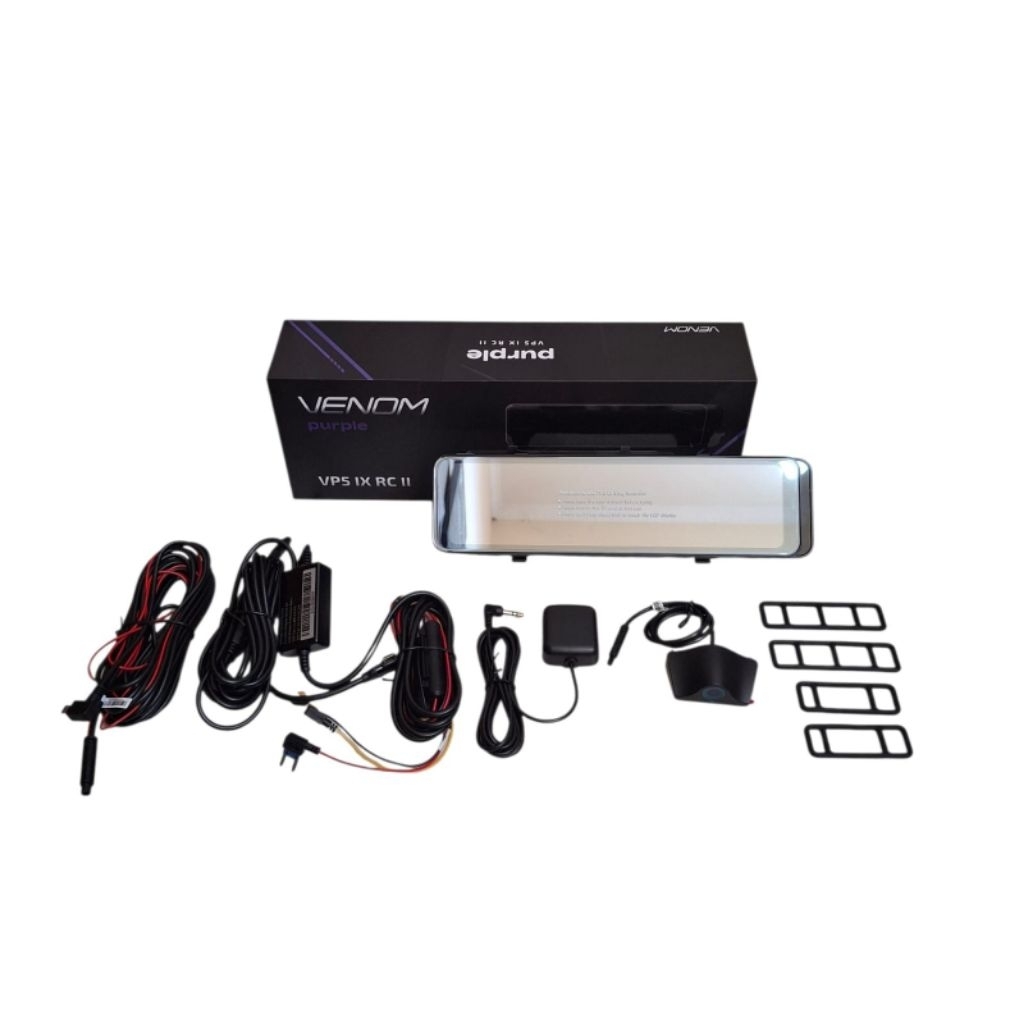 Dashcam venom VP5 IX RC II dvr spion venom 10.88 inch front 4K+rear 1080p+GPS+WIFI+PARKING free memo