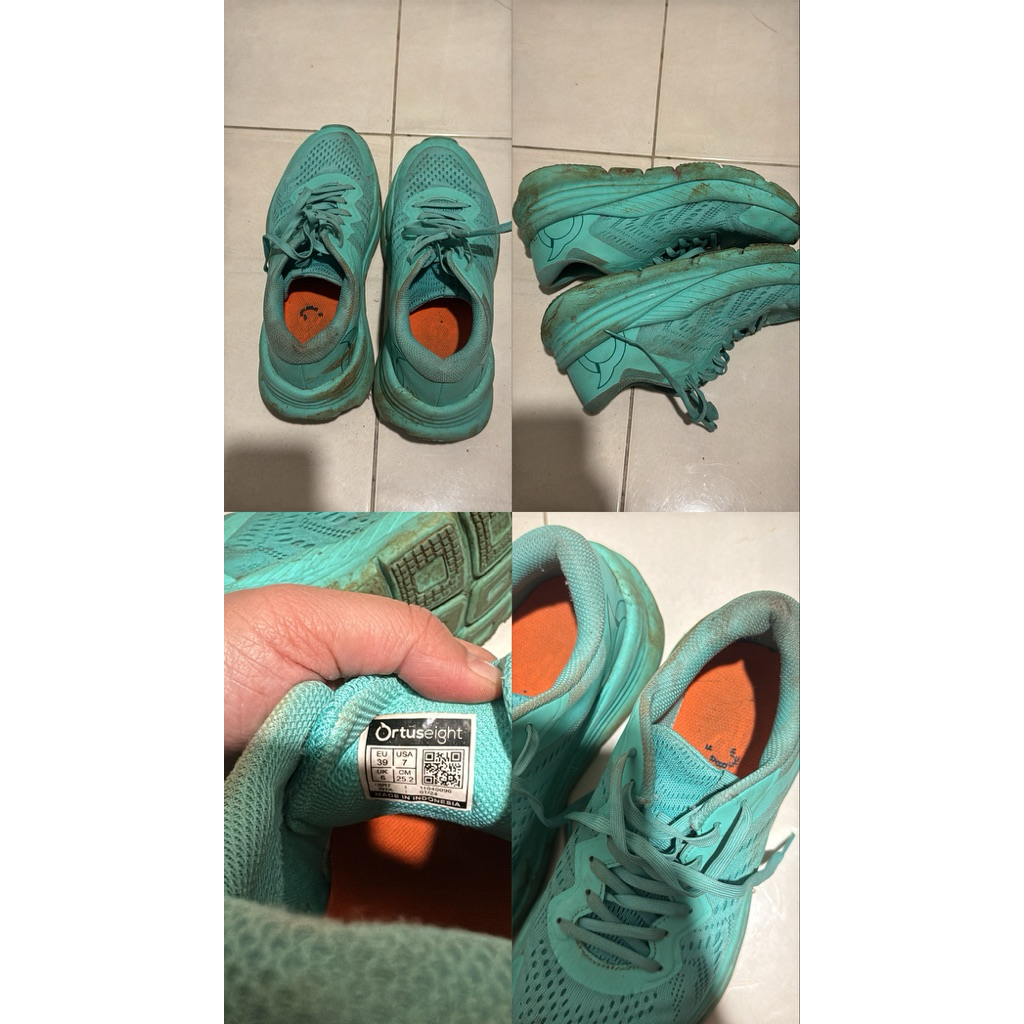 Preloved Ortuseight Hyperblast Encore Running Aquamarine