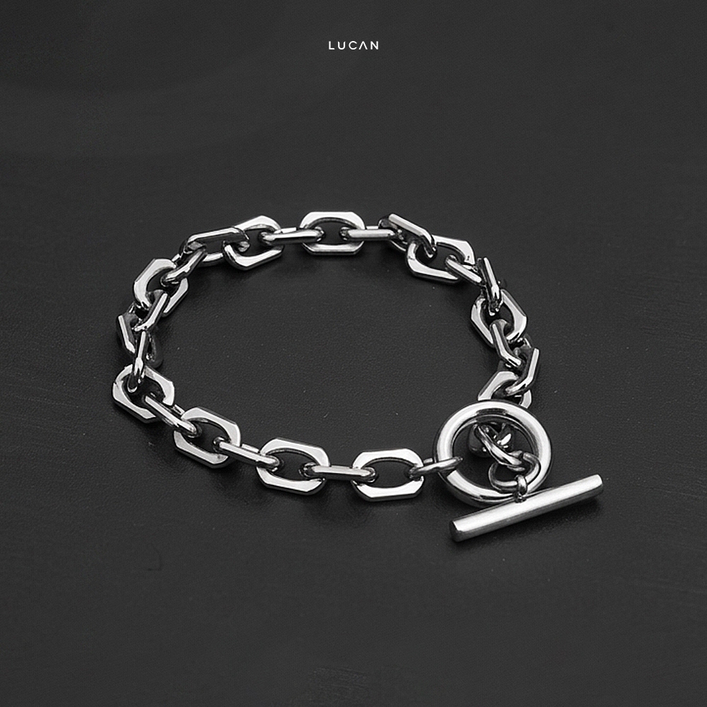 LUCAN - Gelang Stainless Steel Elysium by Lucan Gelang Cowok Keren Pria Gelang titanium