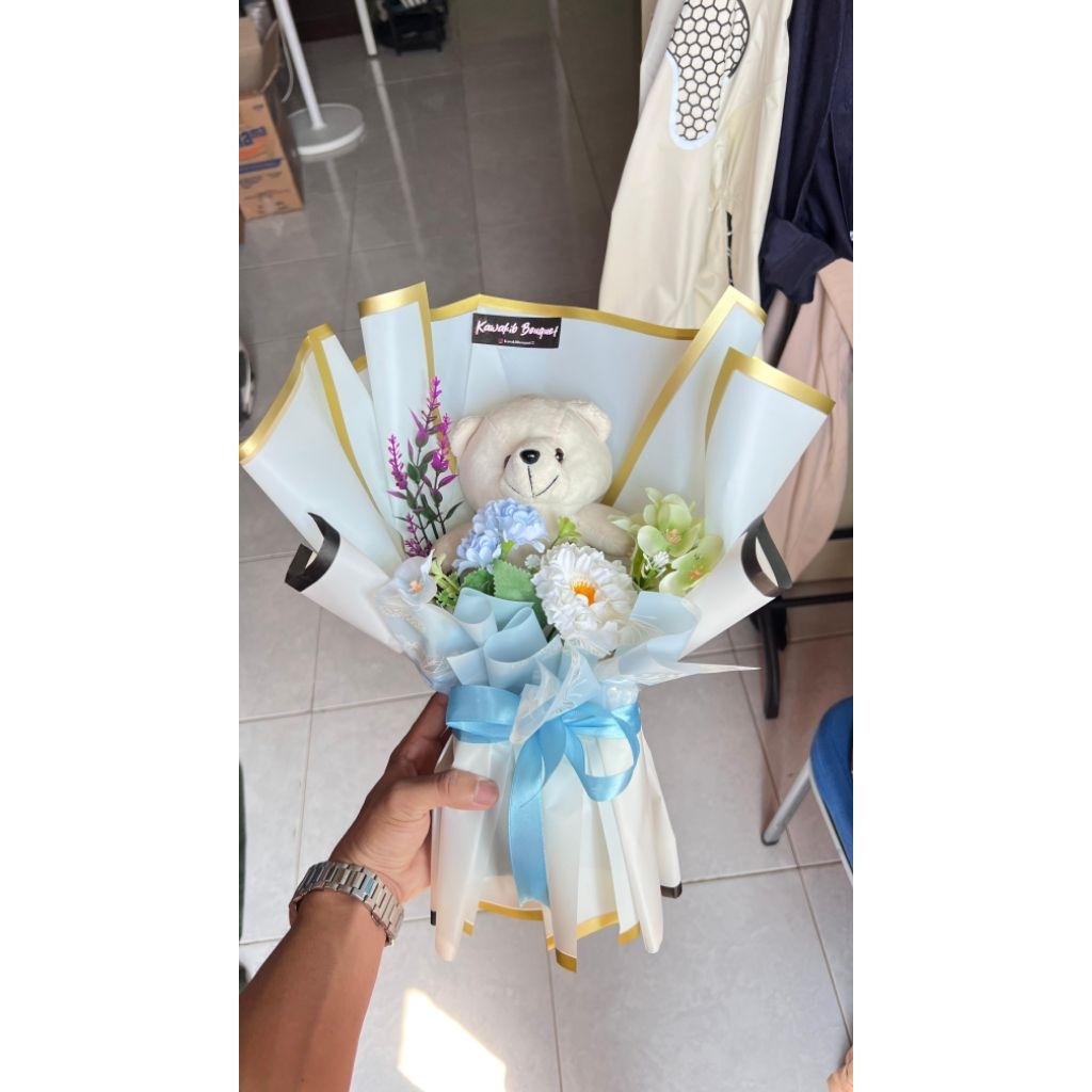 aneka macam bouquet... bouquet snack, bouquet, uang, bouquet boneka