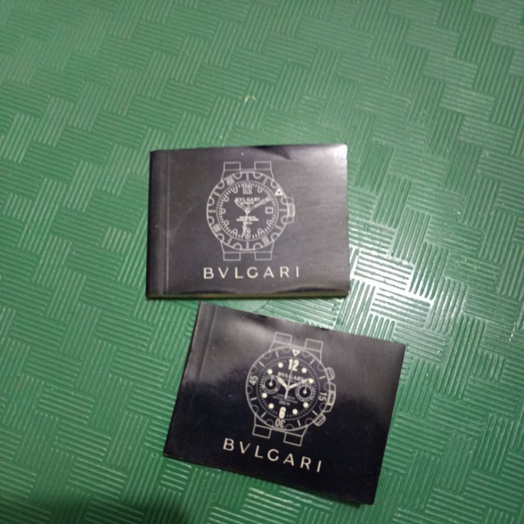 manual book Bvlgari original
