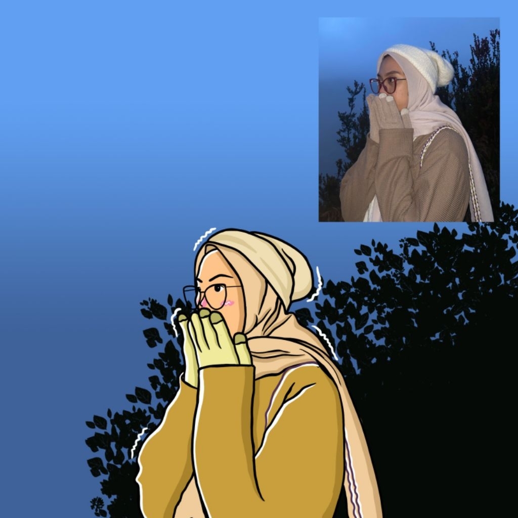 ILUSTRASI WAJAH KARTUN / Ilustrasi untuk hadiah / wisuda / kado / kenangan