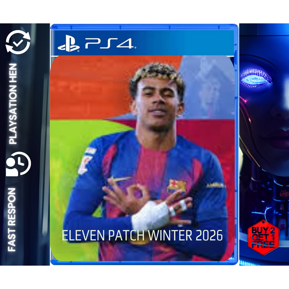EFOOTBALL PES 2026 – ELEVEN PATCH WINTER SEASON UPDATE REV. 1 – Game PS4 HEN Digital (Format PKG) | 
