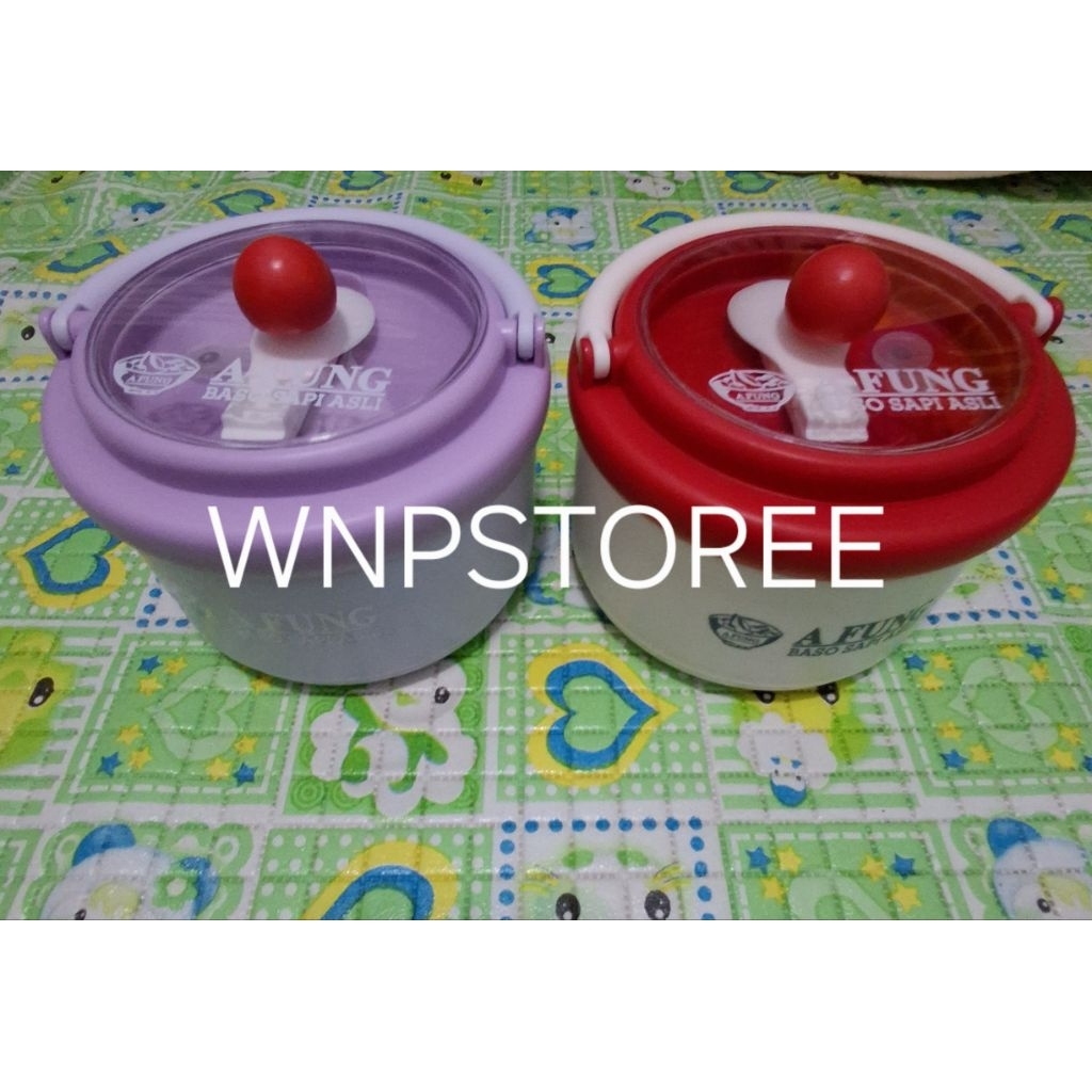 MANGKOK BAKSO AFUNG READY UNGU LILAC DAN PUTIH MERAH