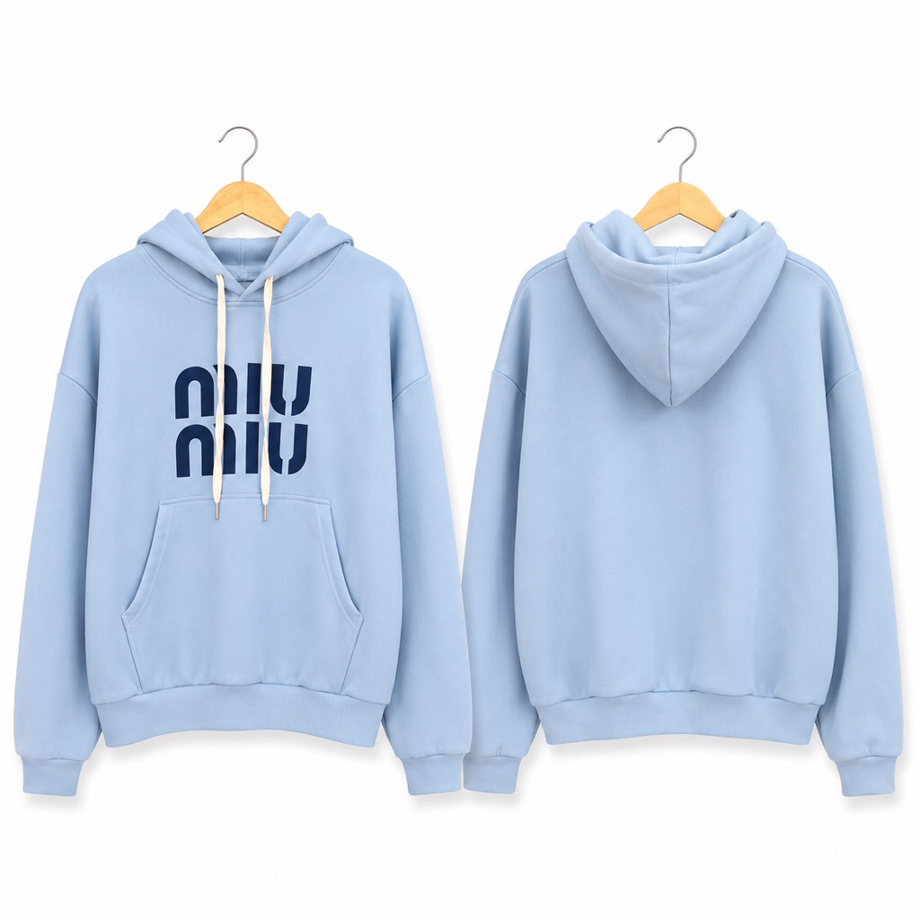 [NEW BUKAN PRELOVED] Soft Blue Hoodie by NinetyNine