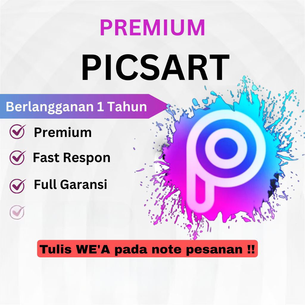 PicsArt Premium Mantab 1 Tahun