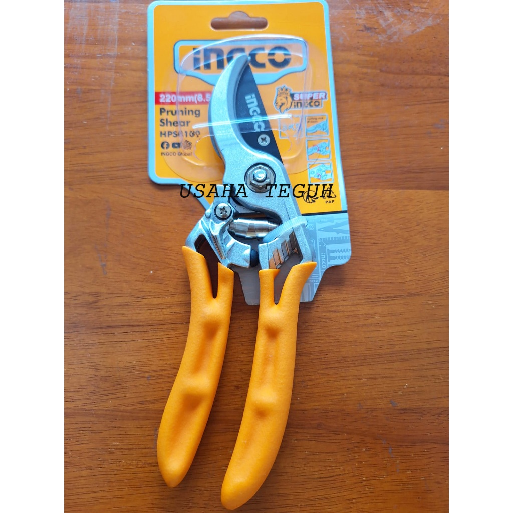 INGCO HPS0109 Gunting Dahan 8 Inchi Pruning Shears Pohon Kebun