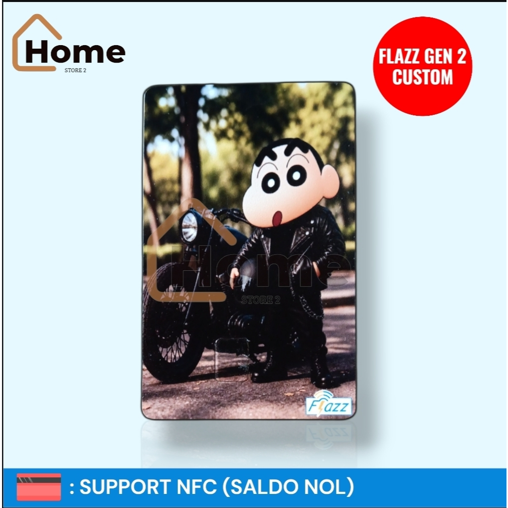 KARTU ETOLL FLAZZ BCA GEN 2 CUSTOM - SHINCHAN [ANAK MOTOR]