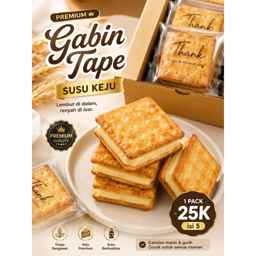 Gabin Tape Susu Keju