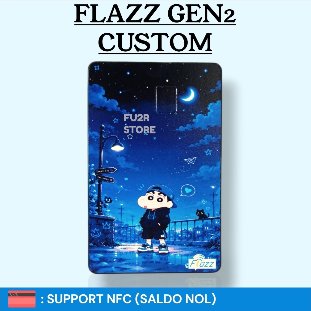 KARTU ETOLL FLAZZ BCA GEN 2 CUSTOM - SHINCHAN POSE