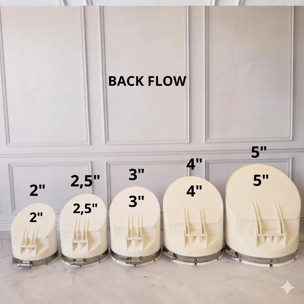 Back Flow Soligen Klep Tabok PVC Non Magnet