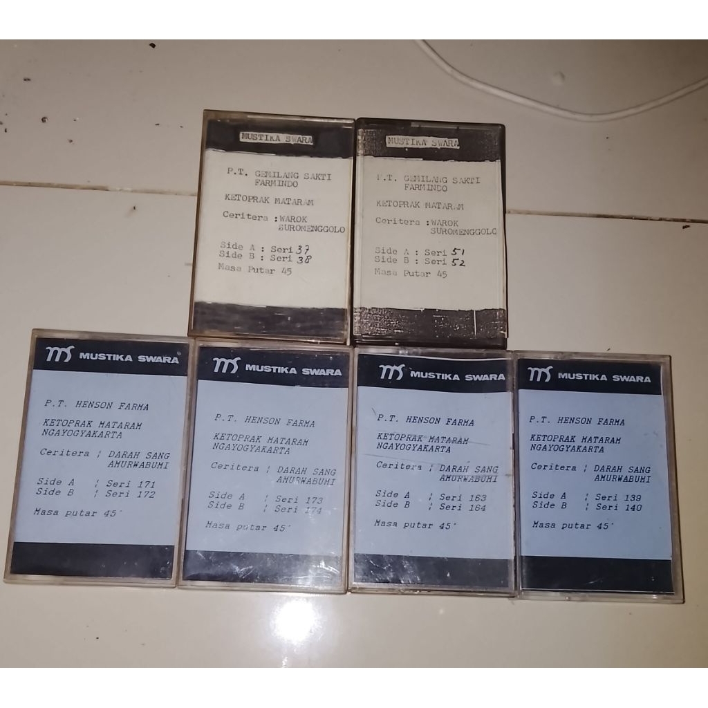 Paket kaset ketoprak Mataram