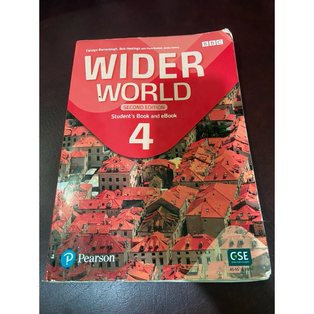 Buku Wider World Second Edition 4 BBC Pearson GSE (Global Scale of English) Penulis: Carolyn Barracl