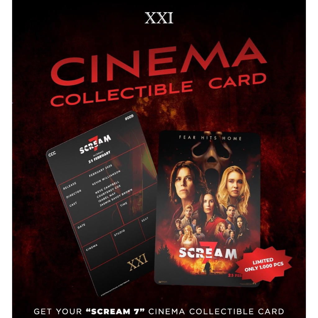 Cinema Collectible Card (CCC) - Cinema XXI #009 - Scream 7