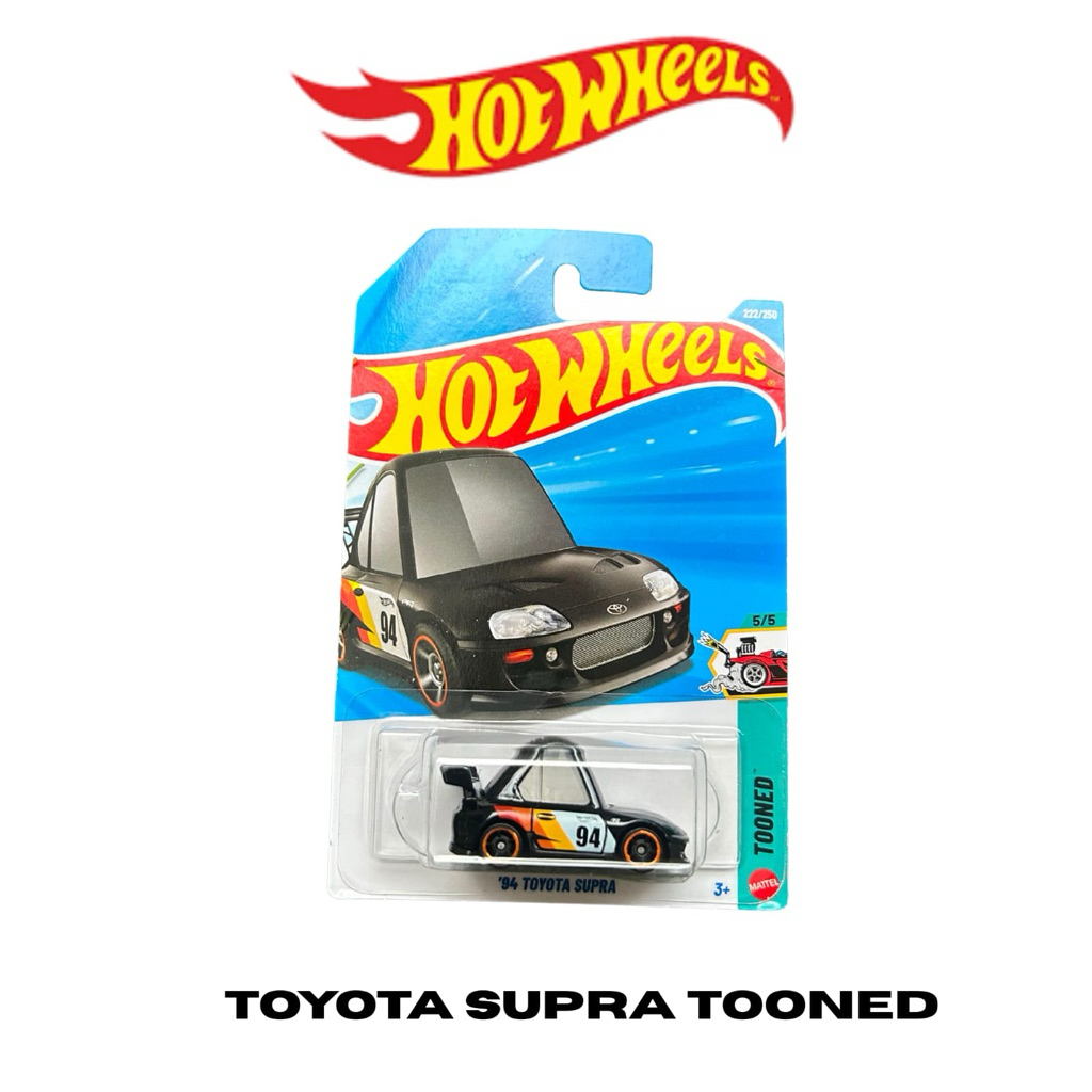 Hot Wheels Hotwheels Supra Tooned Hitam