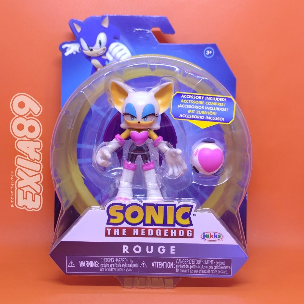 Sonic The Hedgehog 4-Inch Action Figure Rouge With Heart Bomb