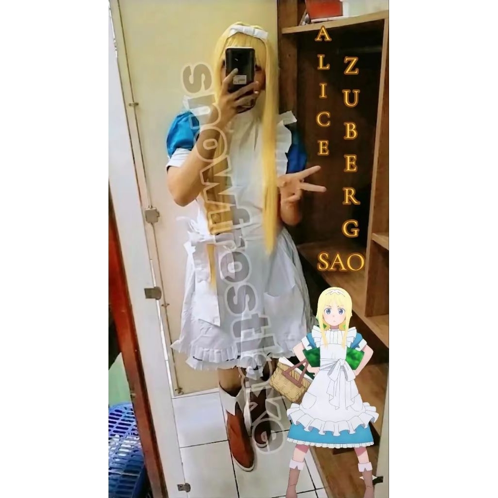 Fullset Cosplay Alice Zuberg SAO Child Version