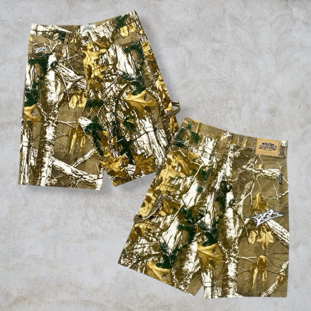Celana Pendek Baggy pants Carpanter Camoflauge Carpenter Embordired