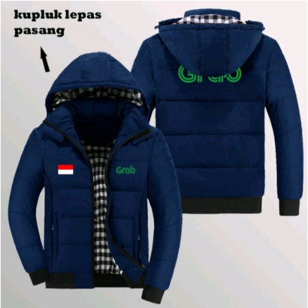Jaket Ojol | Jaket Grab Tebal Waterproof | Jaket Grab Original