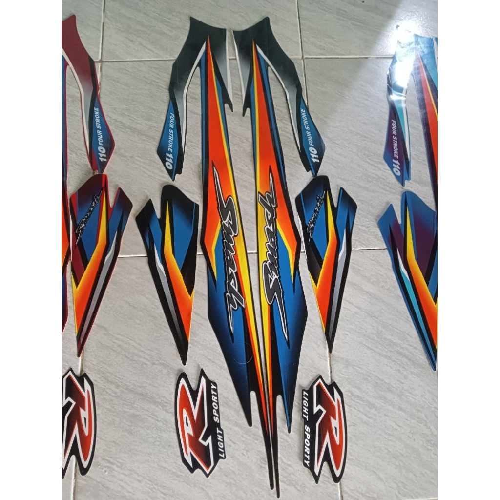Striping Motor Smash R 2003
