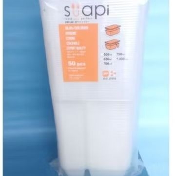 Suapi thinwall sekat 2 bening 700ml
