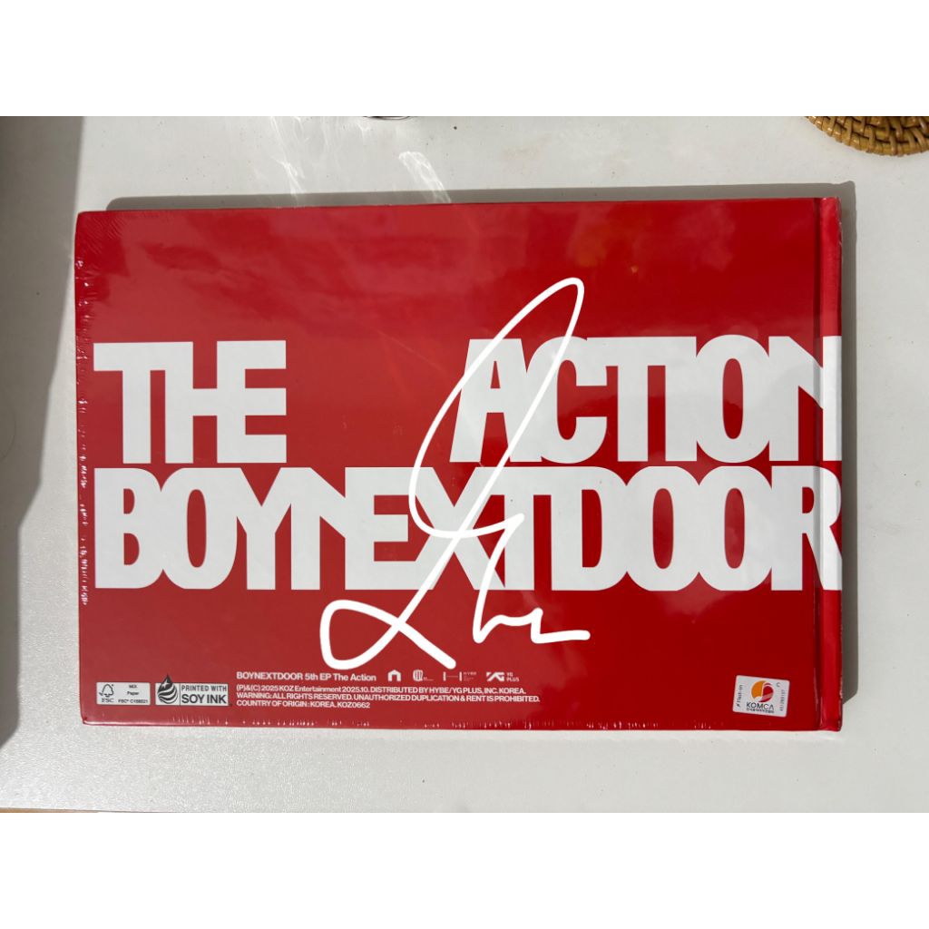 Album Boynextdoor The Action Sealed Official Jaehyun Sungho Riwoo Taesan Leehan Woonhak BND Onedoor