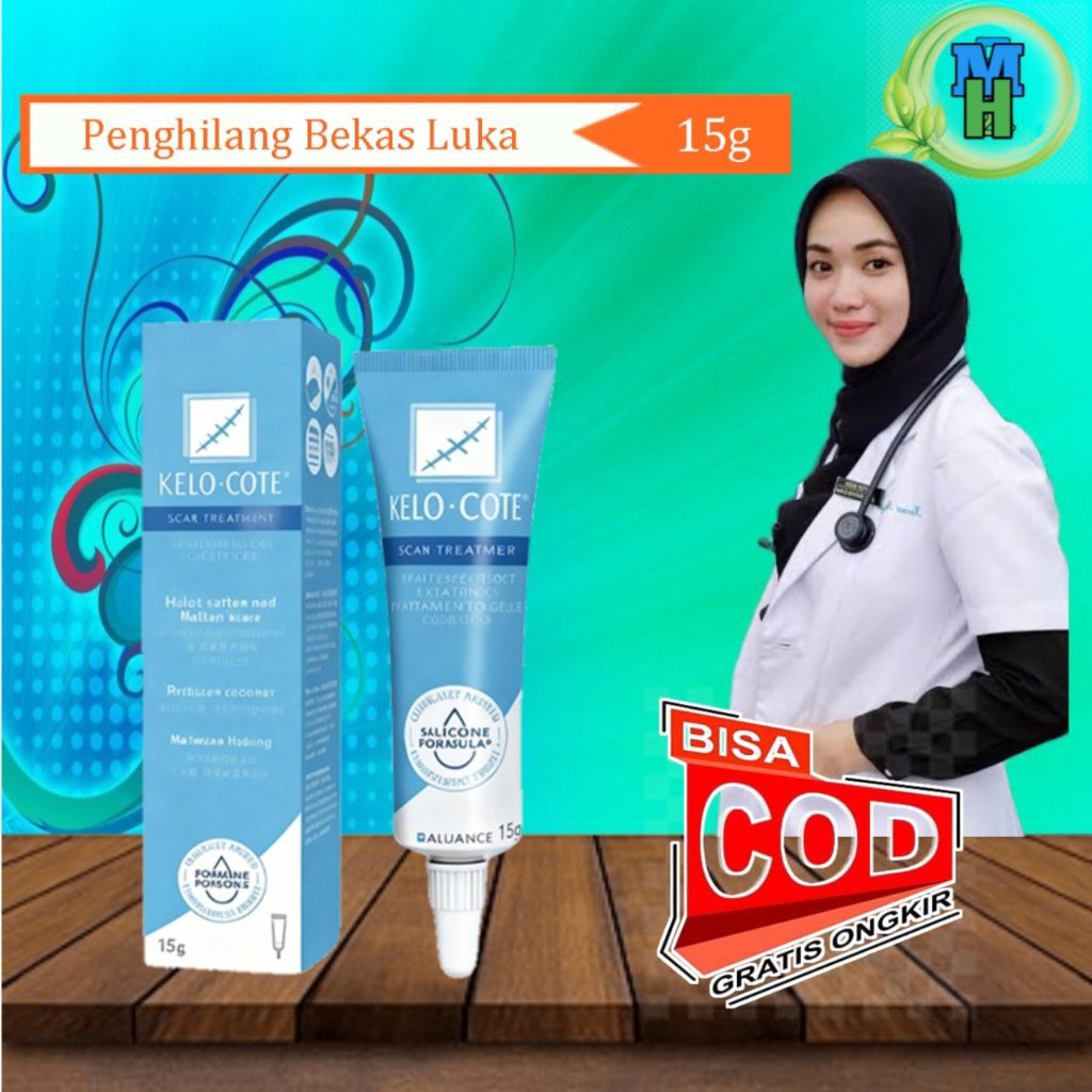 Kelo-Cote Anvenced Formula Scar Gel Penghilang Bekas Luka Version Authentic Skincare
