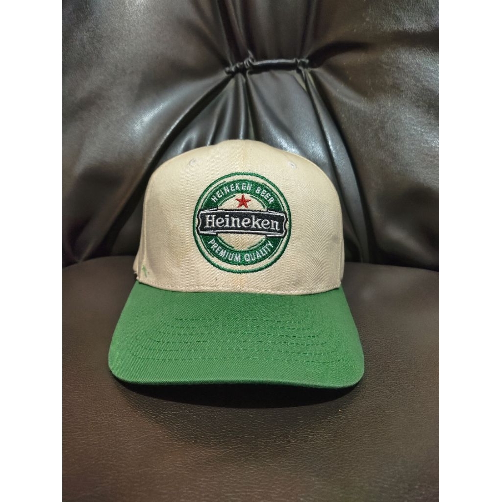 Heineken topi heineken original two tone size awal 56cm