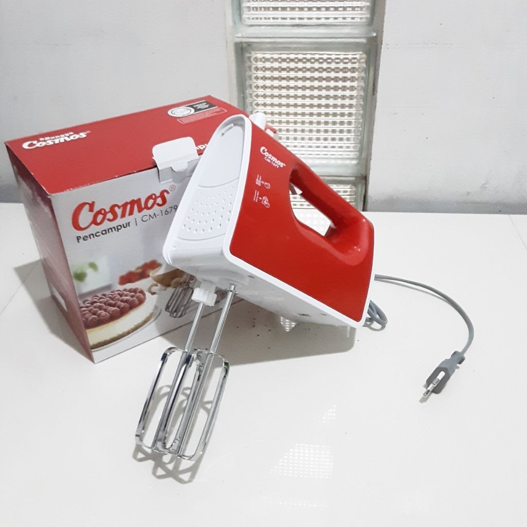 mixer cosmos, hand mixer cosmos / mixer tangan cosmos CM 1679 mixer murah berkualitas, original 100%