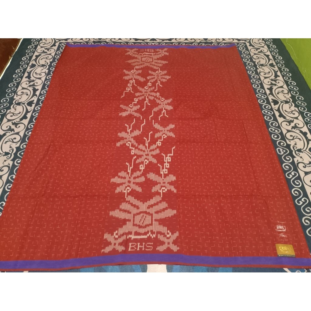 BHS  FULL SUTRA type GRM TUMPAL KEMBANG warna Merah bata tua Mulusssssss (lihat Deskripsi)