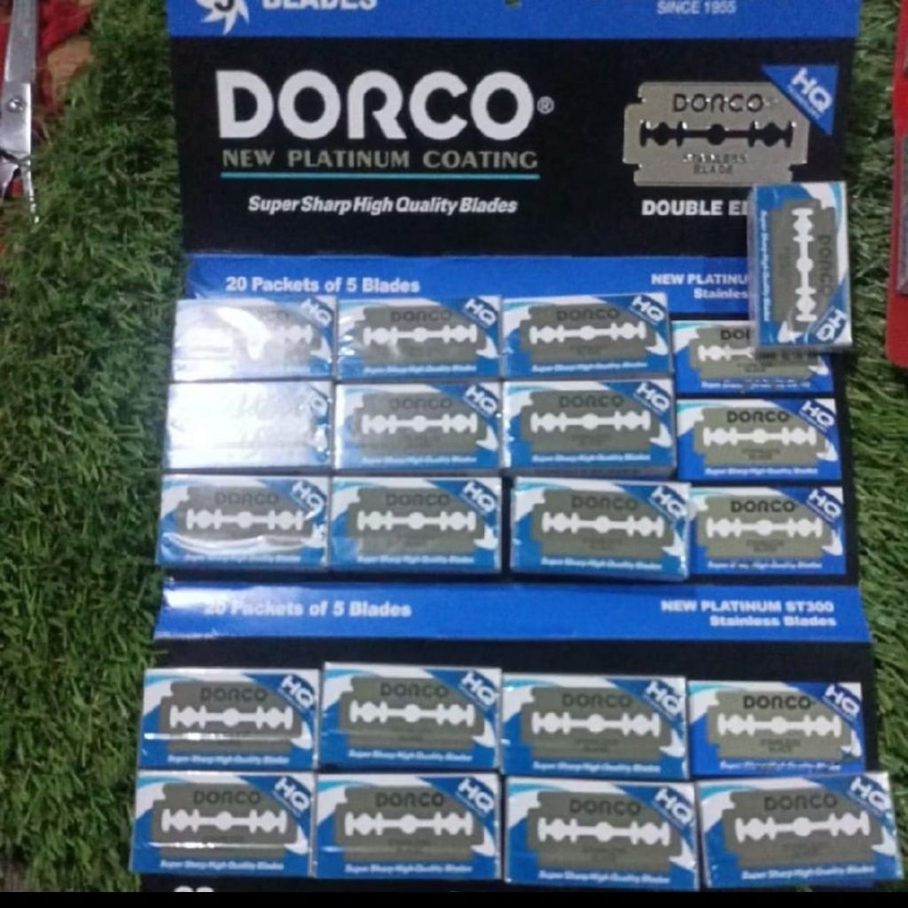 Silet dorco platinum / dorco biru silet tajam original silet murah