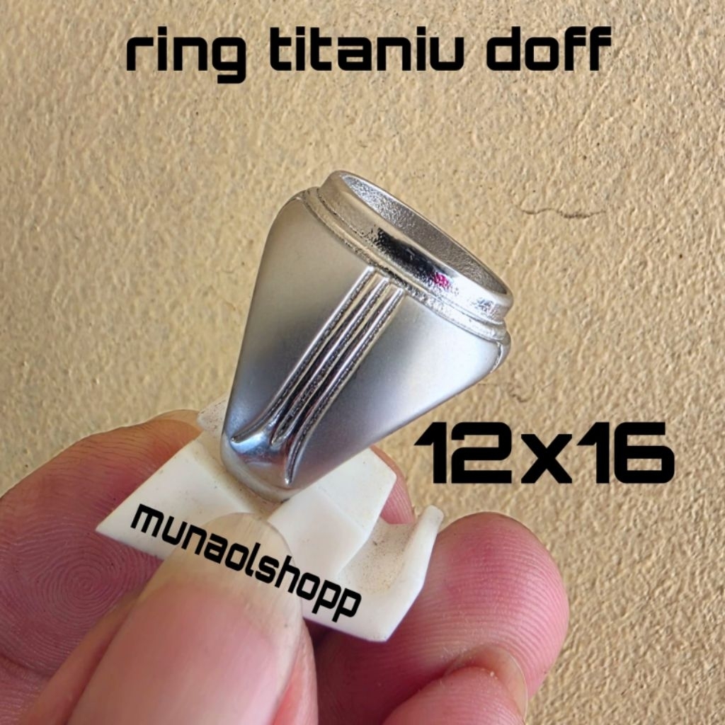 Cincin Ring Emban Titanium Doff 12x16