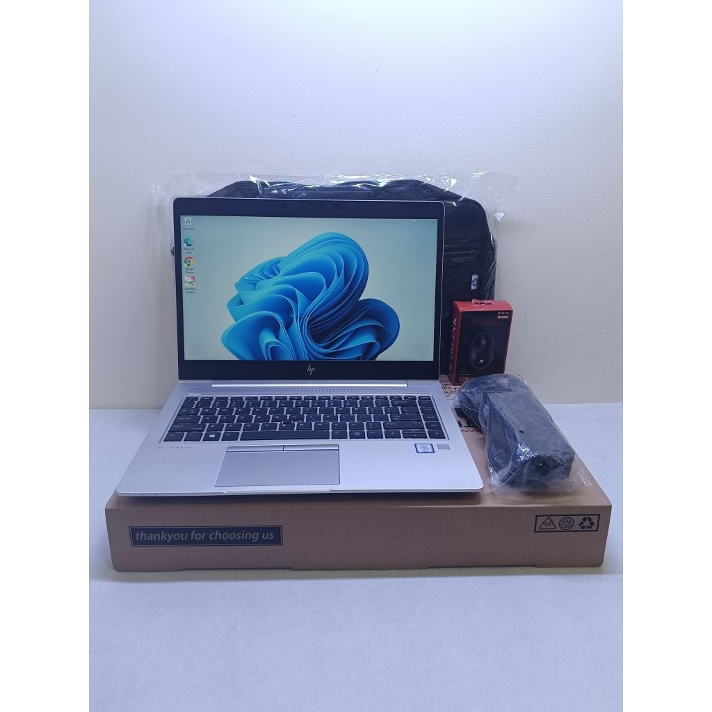 LAPTOP HP ELITEBOOK G6 TOUCHSCREEN / CORE I5-8365U / 16GB-256GB SSD / SILVER - MULUS