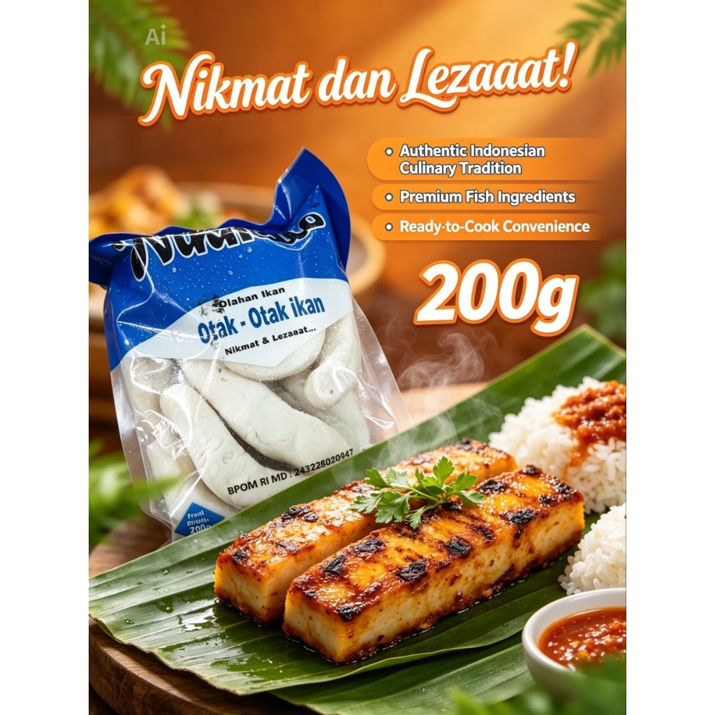 Nikmato otak otak ikan 200 gr