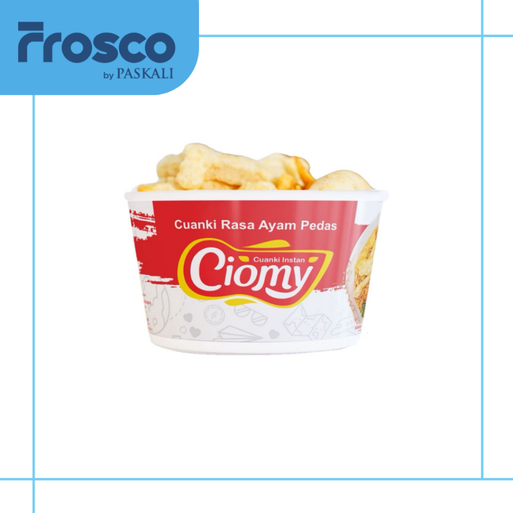 ciomy cunaki instan cup rasa ayam pedas