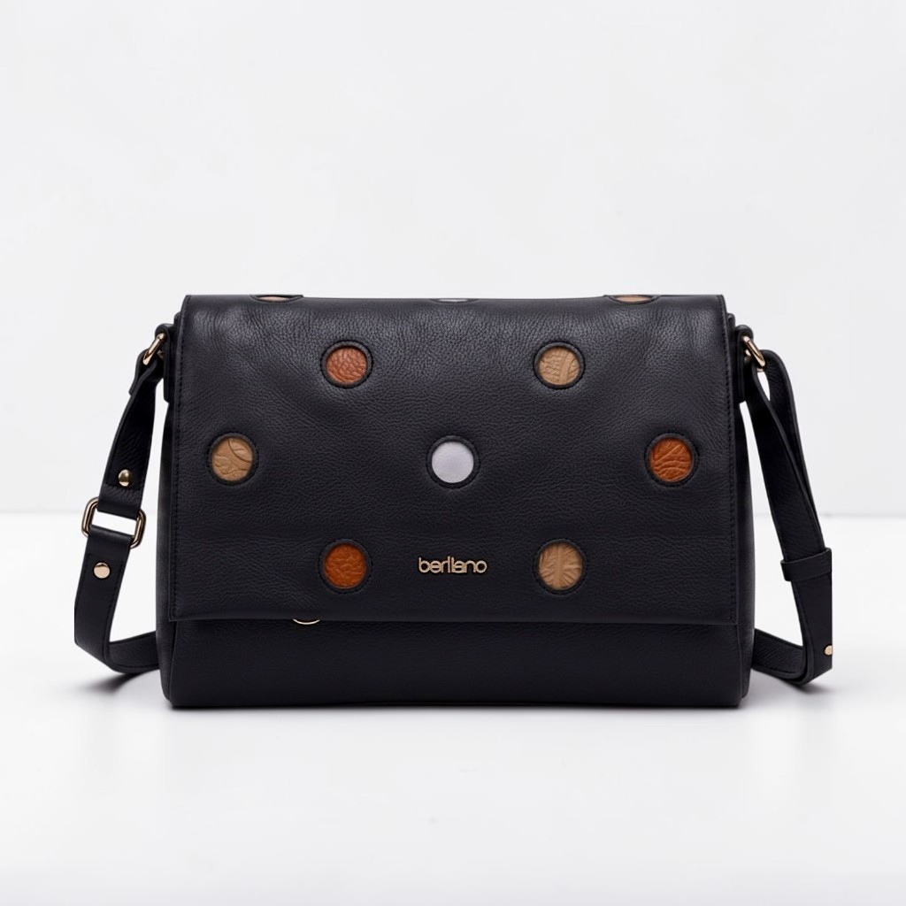 Berliano Leather - Bumps Bag - Tas Selempang Pria Wanita - Tas Unisex
