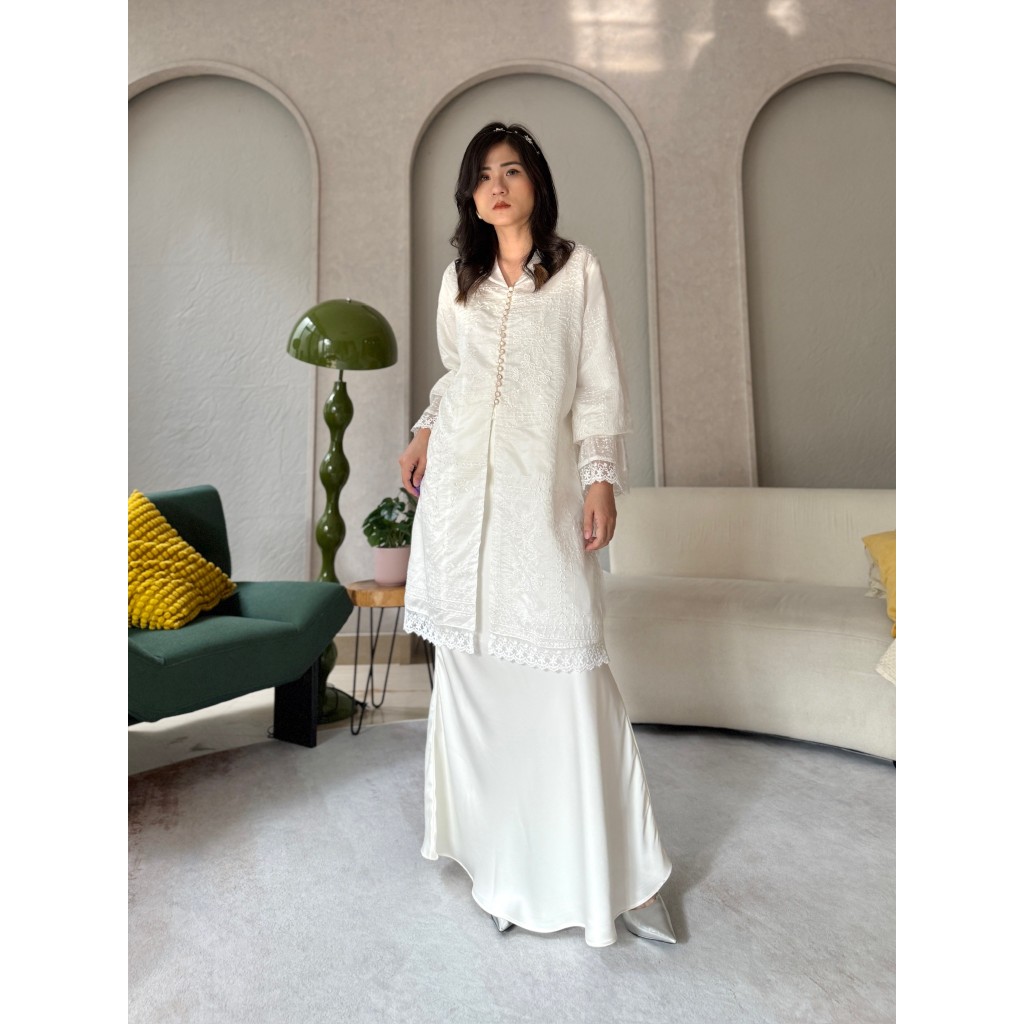 JEMMA MODEST Suci Tunik - Atasan Wanita Tunik Bordir Tunic Katbol