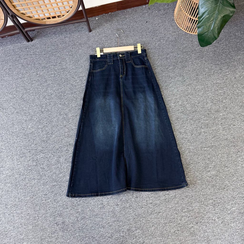 KD28180 IMPORT JEANS SKIRT