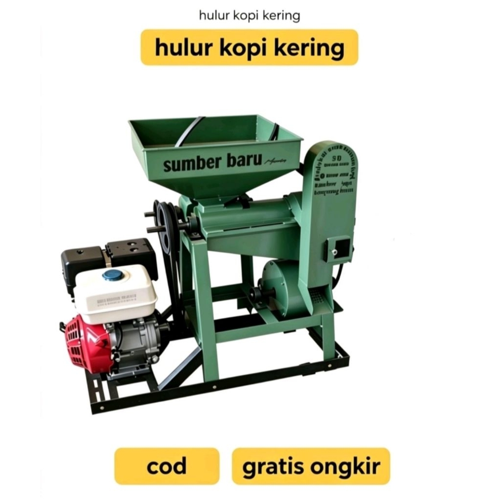 mesin huller pengupas kopi kering